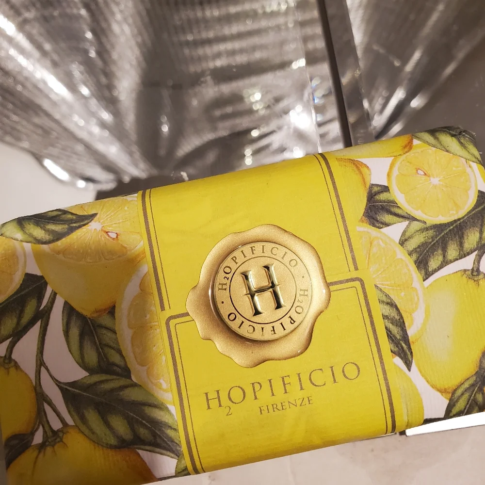 Two Bars Of Italian Lemon Soap